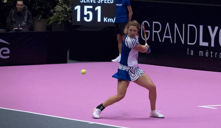 Tennis, WTA tournament in Lyon