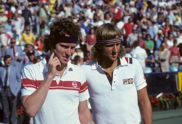 Tennis, US Open Men Final 1980 John McEnroe - Björn Borg