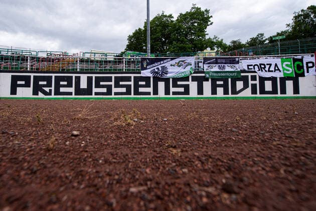 football, stadium history Prussia Münster