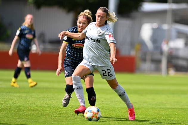 Football, 1st BL Women, Bayer Leverkusen - 1st FC Cologne