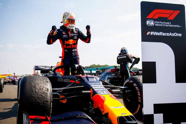 Formula 1, Great Britain, GP 70 years F1 at Silverstone. Winner Max Verstappen