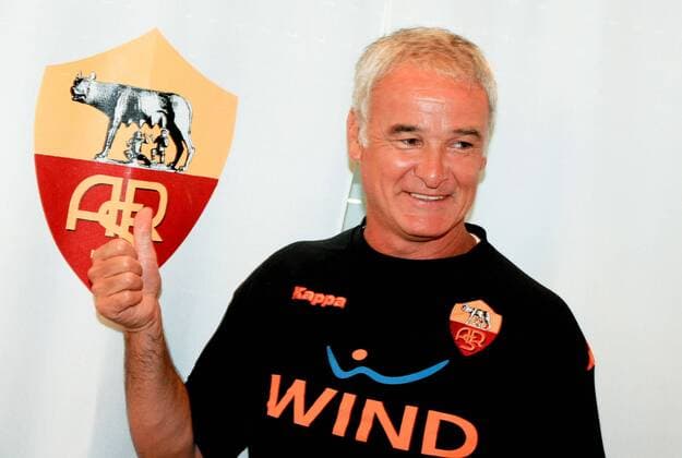 Football, Italy, Serie A, Claudio Ranieri unveiled as new AS Roma coach