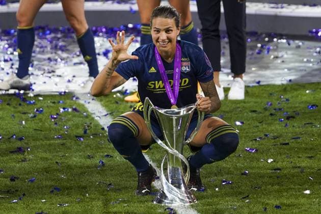 Football, CL Women, Dzsenifer Marozsan awarded as best midfielder - archive pictures