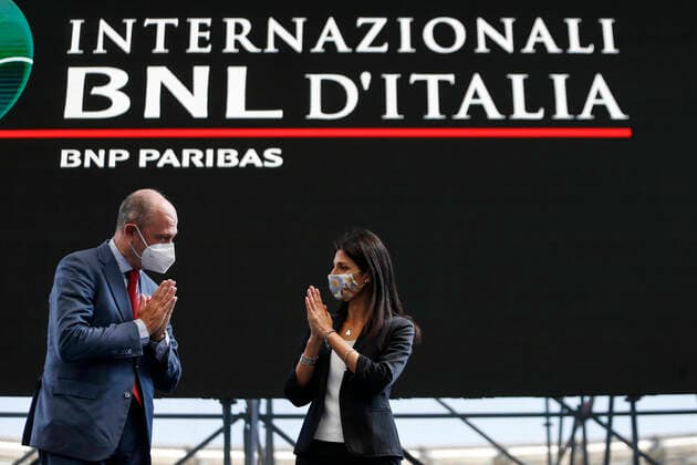 Tennis, ATP tournament in Rome, hygiene concept press conference