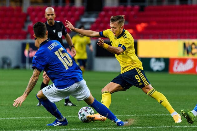 Football, U21 European Championship Qualification, Sweden - Italy