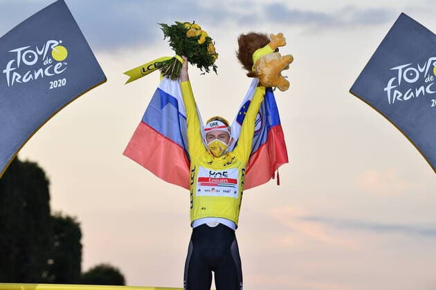 Tour de France, award ceremony in Paris