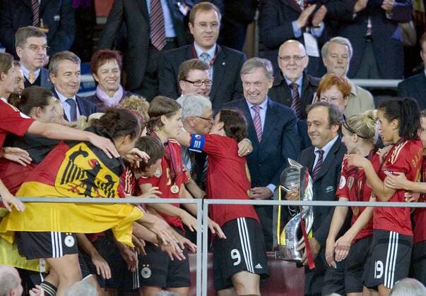 Women's football, The German women become European champions for the 5th time in a row