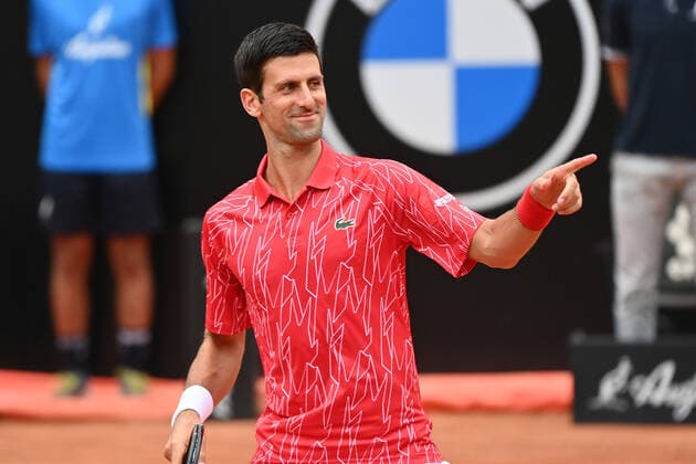 tennis, ATP tournament in Rome, final, Djokovic - Schwartzman