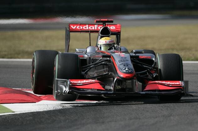 Motorsport, Formula 1, Monza GP, Lewis Hamilton starts from pole, Sutil in second place