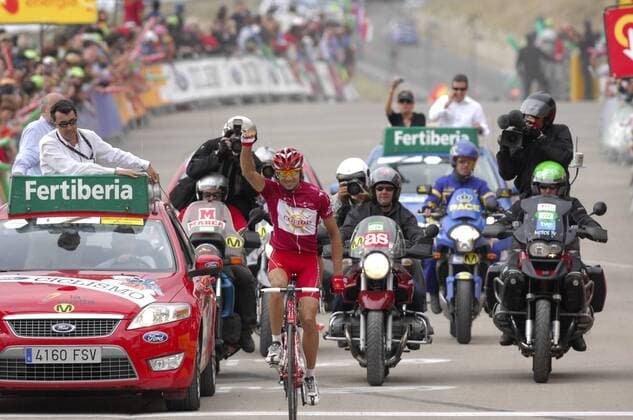Cycling, Vuelta a Espana, David Moncoutie wins 13th stage