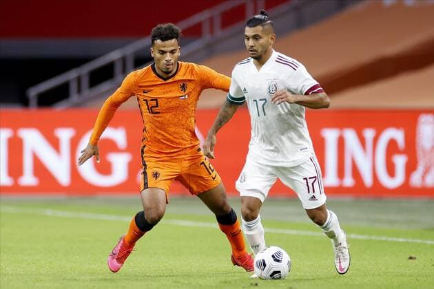 Football, international match, Netherlands - Mexico