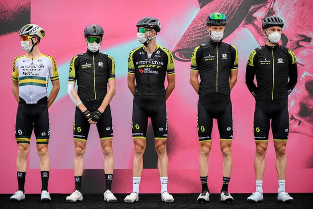 Cycling, 4 corona falls in the Australian cycling team Mitchelton-Scott