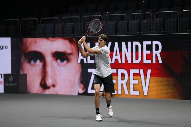 Tennis, ATP tournament in Cologne, Alexander Zverev - Felix Auger-Aliassime