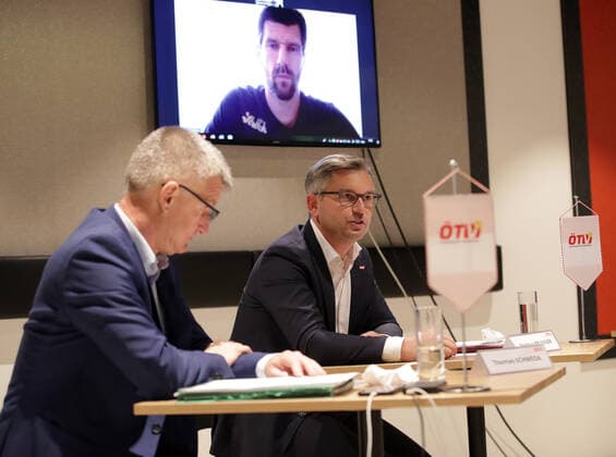 Tennis, ATP tournament in Vienna, press conference