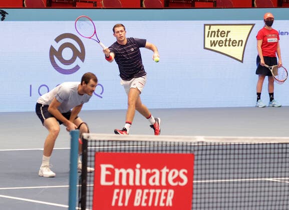 Tennis, ATP tournament in Vienna