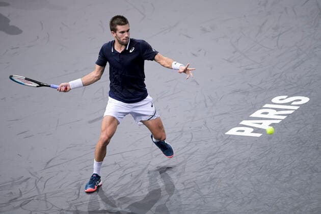 Tennis, ATP tournament in Paris