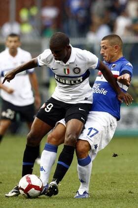 Football, Italy, Serie A, Sampdoria Genoa - Inter Milan 1-0