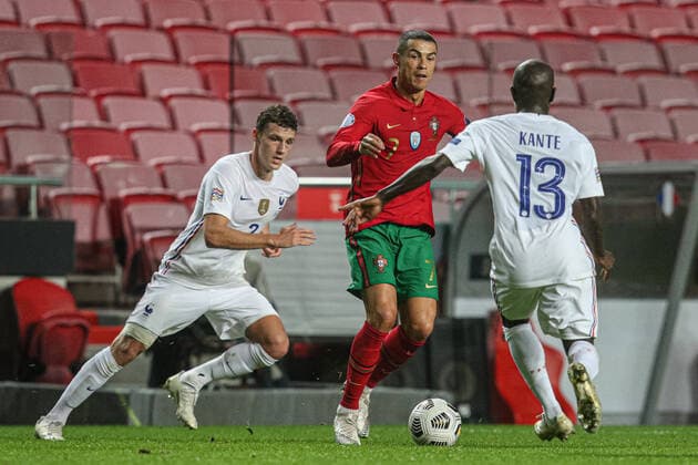 Football, Nations League, Portugal - France