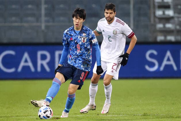Football, Test match, Japan - Mexico
