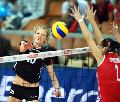 Volleyball, European Championship, Women, Germany - Azerbaijan 3:0, Germany in the semi-finals
