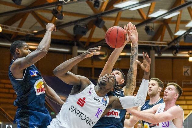 Basketball, BBL, HAKRO Merlins Crailsheim - BG Göttingen