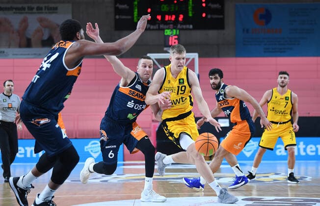 Basketball, ProA, Tigers Tübingen - Rostock Seawolves