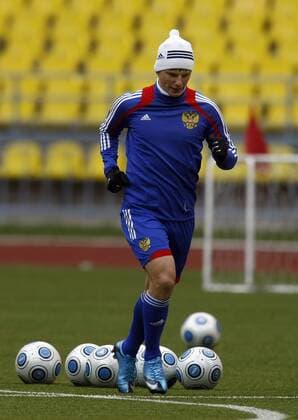 Football, World Cup Qualification, Training National Team Russia