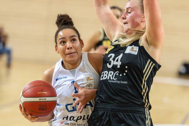 Basketball, 1. BL Women, GISA Lions SV Halle - TK Hannover Basketball