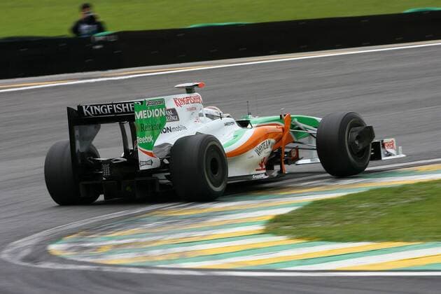Motorsport, Formula 1, Interlagos GP, Rubens Barrichello wins qualifying session