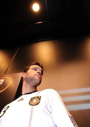 Football, presentation of the German national team jersey for the World Cup 2010