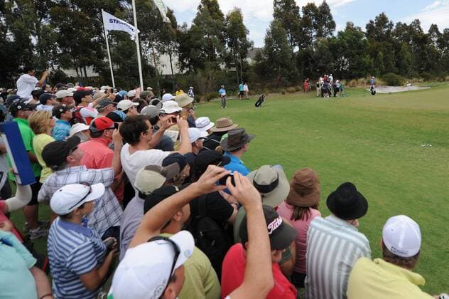 Golf, Australia Masters in Melbourne