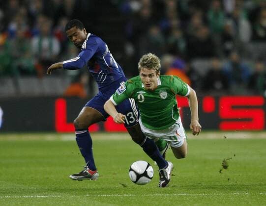 Football, World Cup Qualification, Ireland - France 0:1