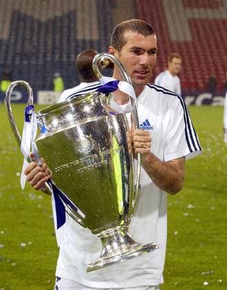 Football, Zinedine Zidane in Real Madrid shirt