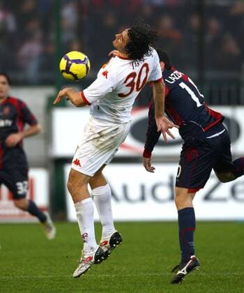 Football, Italy, Serie A, Cagliari Calcio - AS Roma 2:2, with Luca Toni