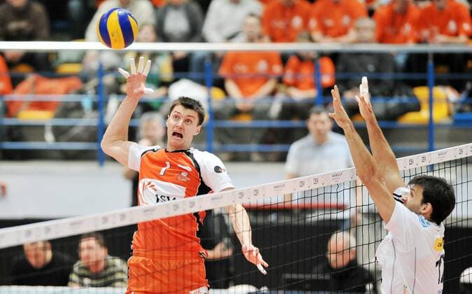 Volleyball, Men, Champions League, Jastrzebski Wegiel - VfB Friedrichshafen 3:2