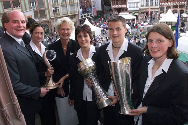 Football, Women, 1st FFC Frankfurt are European Cup winners for the fourth time