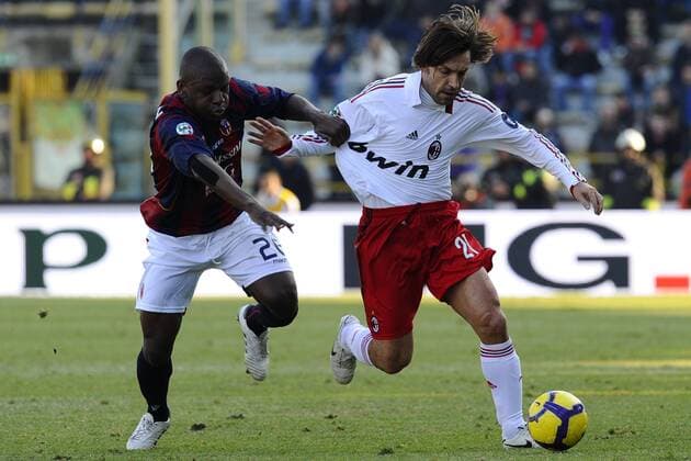 Football, Italy, Serie A, FC Bologna - AC Milan 0:0