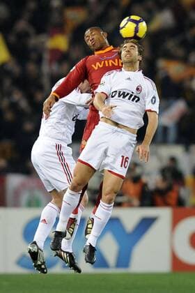 Football, Italy, Serie A, AS Roma - AC Milan 0:0