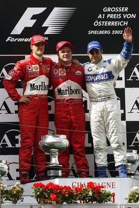 Formula 1, Austrian GP in Spielberg, German winners Schumacher and Rosberg