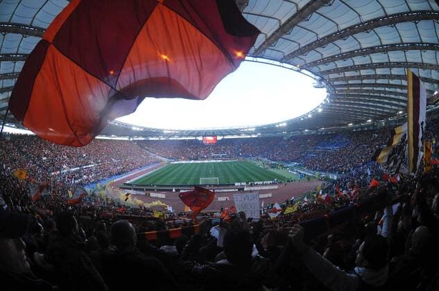 Football Italy, stadium history AS Rome