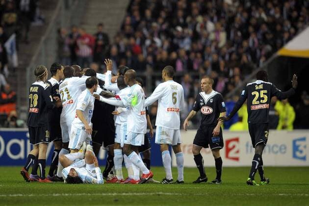 Football, France, Coupe de Ligue, Final, Girondins Bordeaux - Olympique Marseille