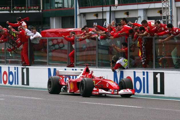 Motorsport, Formula 1, French GP, Michael Schumacher World Champion ahead of schedule