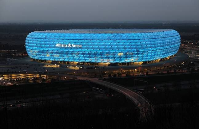 Football, RL, 1860 München before moving out of Allianz Arena