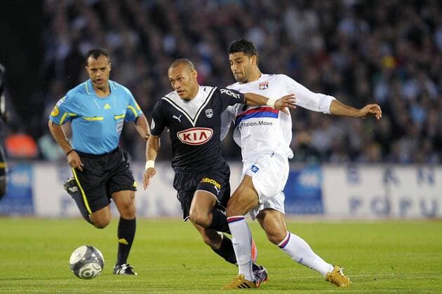 Football, France, Ligue 1, Girondins Bordeaux - Olympique Lyon 2:2