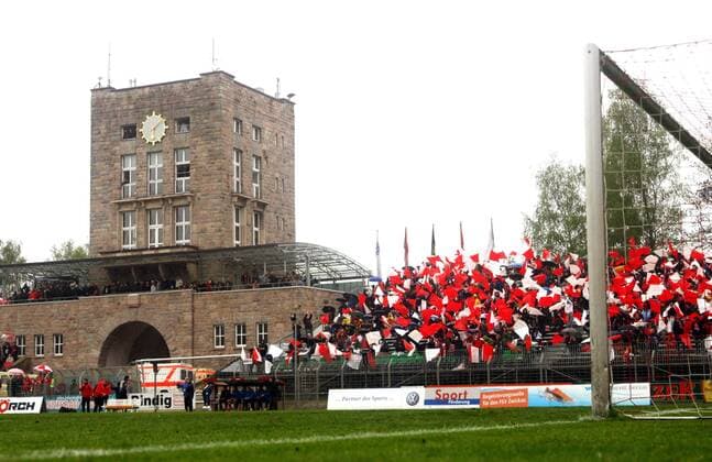 football, stadium history FSV Zwickau