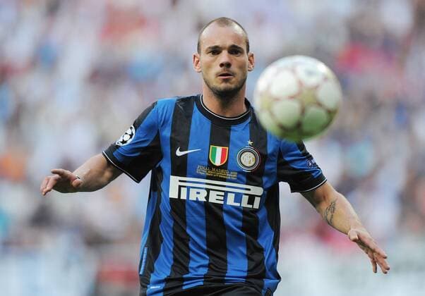 Football, Wesley Sneijder at Inter Milan 2009-2013