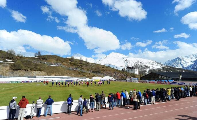 Football, World Cup Preparation, Training Camp Italy