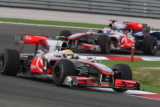 Motorsport, Formula 1, Istanbul GP, Lewis Hamilton wins ahead of Jenson Button and Mark Webber