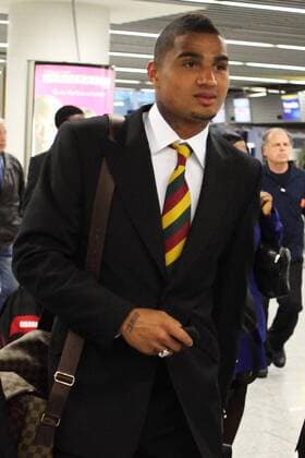 Football, World Cup, departure of the Ghanaian national team from Frankfurt Airport