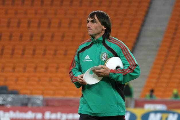 Football, World Cup, Training of the Mexican National Team in Johannesburg